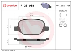 ������� ���������, ������ Brembo P23065 P23065 ����