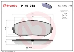 ������� ��������� �������� | ����� | Brembo P79018 P79018 ����