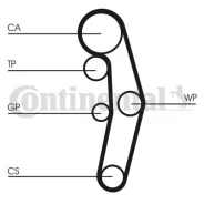 ������ ��� �������� [120 ���.30mm] + 2 ������ Contitech CT1028K3 CT1028K3 ����