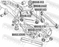 ����������� ���� ����� BMW 3 E90/E91 2004-2012 BMAB-016 Febest BMAB016 BMAB016 ����