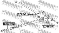 ����������� BZAB-016 Febest BZAB016 BZAB016 ����