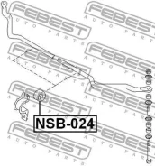 ������ ��������� ������������� d15.5 | ����� ����/��� | Febest NSB024 NSB024 ����