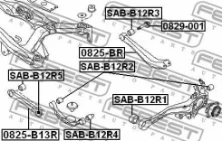 ����������� ���� ���������� ���� Ubaru Legacy 98-09 Febest SABB12R5 SABB12R5 ����