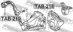 ����������� ������� �������������. Toyota Rav 4 94-00 Febest TAB210 TAB210 ����