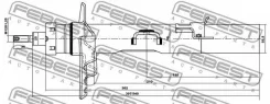 ����������� ���� ����� LAND Rover Freelander 2 29664167RL Febest 29664167RL 29664167RL ����