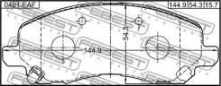 ������� ��������� �������� 0401-EAF Febest 0401EAF 0401EAF ����