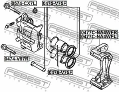 ������� �������� Febest 0476V75F 0476V75F ����