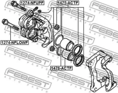 ������� �������� ����� Ssang YONG Kyron (2005-2012) 1476-ACTF Febest 1476ACTF 1476ACTF ����