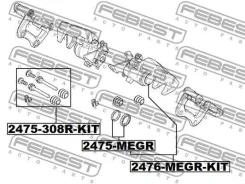 ������� ���� �������� � ������ Febest 2476Megrkit 2476MEGRKIT ����