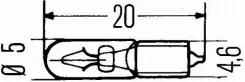 ����� ����������� W1.2W W2x4.6d 24V 1.2 10 ��. Hella 8GP002095241 8GP002095241 ����