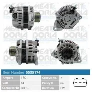 ��������� 14V 150A Nissan Pathfinder III, NP300 D40 2.5 dCi Meat Doria 5535174 5535174 ����