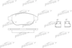 ������� ��������� �������� ����� Citroen Peugeot Geely Berlingo / C3 / Xsara 00- / 307 00- / Emgrand EC7 FE-1 09- PBP1476 ����