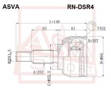 ���� �������� 35x52.6x25 (�-�� �� �������) ASVA Rndsr4 RNDSR4 ����