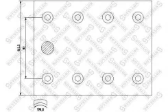 �������� ����. � ���������� STD!17238=17683 17.2-12.1 (410x143) (93058 8x15 64)MAN/MB/RV Stellox 8500914SX 8500914SX ����