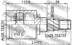 ���� ���������� ����� Febest 0211T30LH 0211T30LH ����