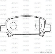 �������� ��������� ������� Advics ������ (R) Subaru Forester SF5 (97-02), Impreza GC8 / GF8 (98-00), Legacy BE / BH (98-03) Advics SN866 SN866 ����