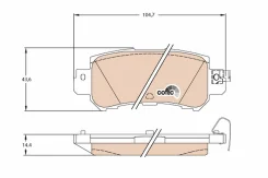 ������� ������ Mazda CX-5 (KE, GH) GDB3539 TRW GDB3539 GDB3539 ����