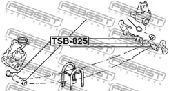������ ������� Toyota LAND Cruiser HZJ70/HZJ71/HZJ74/HZJ75/HZJ76 (90-04) TSB-825 Febest TSB825 TSB825 ����
