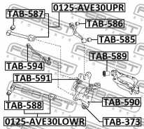 ����������� ������� �������� ������ | ��� ����/��� | Febest TAB586 TAB586 ����