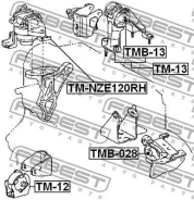 ������� ��������� (��������������) | ����/��� | Febest Tmnze120RH TMNZE120RH ����