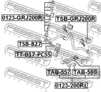 ������ ������� ������������� d25 | ��� ����/��� | Febest Tsbgrj200R TSBGRJ200R ����