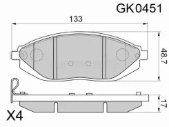 ������� ��������� CTR GK0451, �������� GK0451 ����