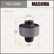 ����������� �������� ���������� ���� Toyota Altezza/Chaser/Cresta/Crown/Ma�rk II/Progress/Verossa 98-07 RU399 ����