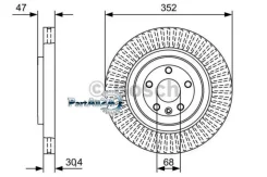 ���� ��������� FORD Explorer 11- �������� ����. D 352�� Bosch 0986479W53 0986479W53 ����