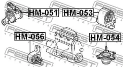 ������� ��������� (��������������) | ����/��� | Febest HM054 HM054 ����
