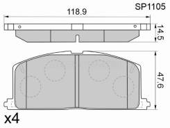 ������� ��������� HI-Q/Sangsin Brake SP1105, �������� SP1105 ����