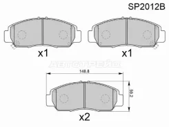������� ��������� HI-Q/Sangsin Brake SP2012B, �������� SP2012B ����
