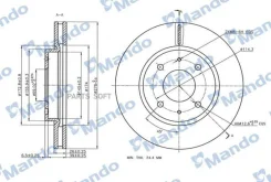 ��������� ���� Mitsubishi Galant VI 2.0/2.5/V6 24V 09/96-10/04/ Lancer 1.3/1.6 09/03- MBC035144 ����