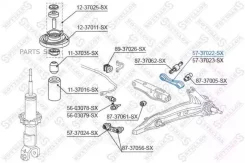 ����� ������ �������� ������� ����� Honda Civic all 91-01 5737022SX ����