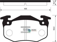  ,  Peugeot 206 (1.6) R Citroen Xsara 97-05/Peugeot 206/Renault Megane I/CLIO I; Sangsin Brake SP1242 SP1242 