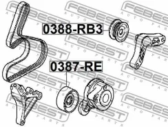 ����� �������� Febest 0387RE 0387RE ����