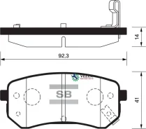 ������� ����. �������� Hi-Q KIA Morning(=Picanto) R Sangsin Brake SP1189 SP1189 ����