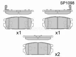 ������� ��������� HI-Q/Sangsin Brake SP1098, ������ SP1098 ����