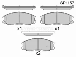 ������� ��������� HI-Q/Sangsin Brake SP1157, �������� SP1157 ����