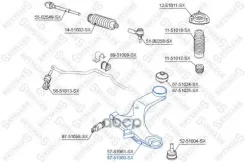 ����� ������ Hyundai Elantra/Lantra 00 Stellox ���. 57-51060-SX 5751060SX ����