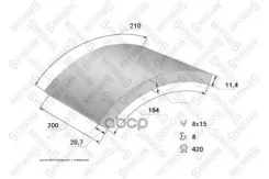 �������� ����. � �������. 1-���! 8��. ����. ������ 19477 (420x200)(93251 8x15 64) SAF Stellox ���. 8501002SX 8501002SX ����
