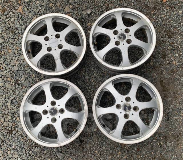 Комплект литых дисков на 15, сверловка 4/100, Bridgestone, 15", 1 шт ...