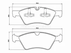������� ��������� Brembo P 50 063, �������� P50063 ����
