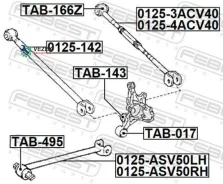 ���� ������ ���������� ������ Febest 0125ASV50RH 0125ASV50RH ����