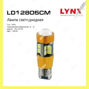 ����� ������������ LED W5W T10 12V W2,1x9,5d SMDx19 6200K CANbus Lynxauto LD12805CM LD12805CM ����
