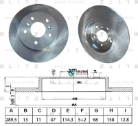 ���� ��������� Nissan/Renault Qashqai(J11)/X-Trail(T32)/KADJ�AR 14- Blitz BS0656 BS0656 ����