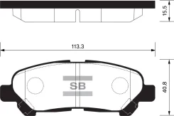 ������� ��������� Toyota Highlander 07- ���. SP2136 Sangsin Brake SP2136 SP2136 ����