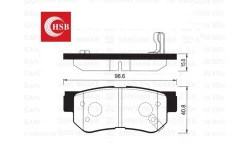 ������� ���������, ������ Hyundai Getz; Matrix; Elantra HD; Sonata EF; Tucson 2004-2007��. ; Santa Fe Classic; KIA Sportage II HSB-GOLD HP0008 HP0008...