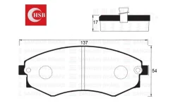 ������� ���������, �������� Hyundai Sonata 1991-2001��. HSB-GOLD HP0003 HP0003 ����
