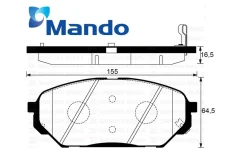 ������� ���������, �������� Hyundai iX55 2008-2013��. Mando MPH41 MPH41 ����