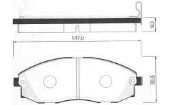 ������� ���������, �������� Hyundai H1/Starex 2wd (��. VIN) 2001-2005��. HSB-GOLD HP0018 HP0018 ����